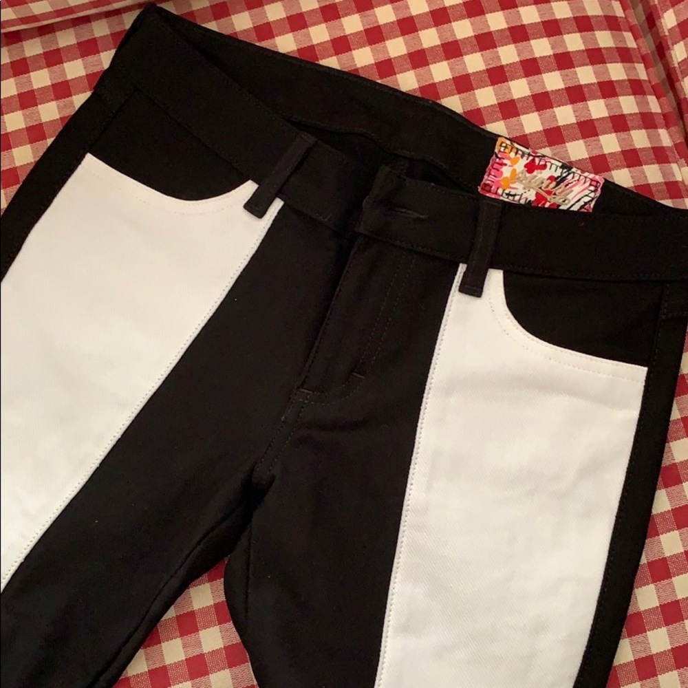 Siwy black and white jeans, size 27